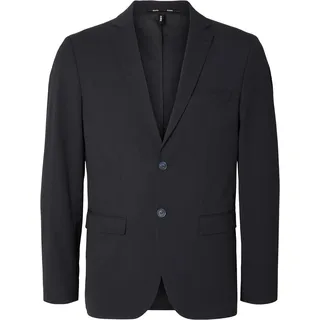 Selected Slim Fit Sakko mit Viskose-Anteil Modell 'LIAM', Marine, 46