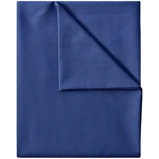 Green Mark Textilien Klassische Bettlaken | Betttuch | Laken | Leintuch | Haustuch 100% Baumwolle ohne Gummizug vielen Größen und Farben Größe:180x275 cm, Navy blau...