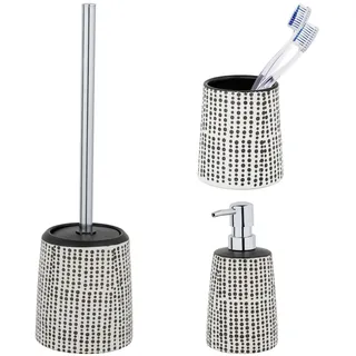 SCHÖNER WOHNEN-Kollektion Brento Bad-Accessoire Set, 3-teilig, Accessoires, 71407800, mehrfarbig