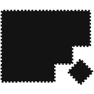 LittleTom Puzzlematte 180 cm Schwarz