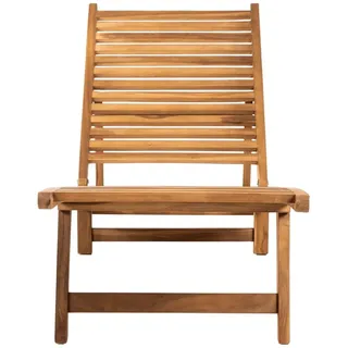 vidaXL Sonnenliege 161 x 55 x 69 cm natur