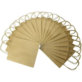 Folia Papiertüten Größe S naturfarben (20er Pack)