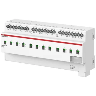 ABB SA/S12.16.6.2 Schaltaktor, 12fach, 16 A, C-Last mit Energiefunktion, REG