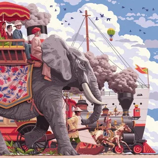 Ravensburger 12001201 - Around the world in 80 days