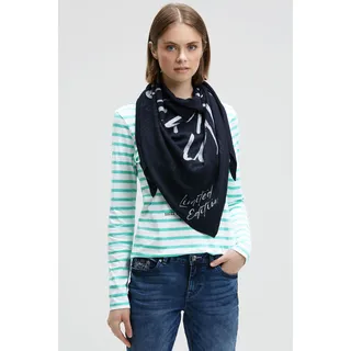 Soccx Dreieckstuch blau, Material: 53% Viskose, 43% Polyester, 4% Elasthan, Modetücher