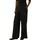 COMMA Damen Gr 40 N-Gr schwarz Web Obermaterial 97 Polyester 3 Elasthan unifarben regular fit lang Hosen mit weitem Bein Sommerhose