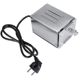 Edelstahl Grillmotor für Grillspieß Drehspieß BBQ Rotisserie Motor Spanferkelgrill Motor Grill Zubehör 50-70KGF für Familienessen/Grillen im Freien/Hotelküchen, Langlebig(220V)