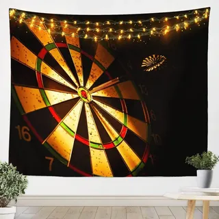 Sxakswol Wandteppich Groß Darts Wandteppich 200x150 Wandbehang Sport, Tapisserie 3D Wandtuch Aesthetic Wandteppiche für Wohnzimmer Schlafzimmer Wohnheim Wanddeko