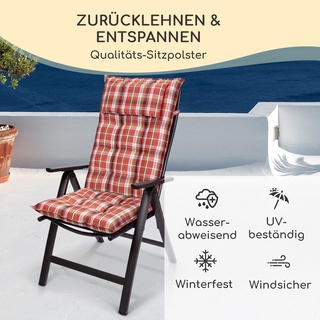 Sylt Polsterauflage Sesselauflage Hochlehner Kopfkissen Polyester 50x120x9cm