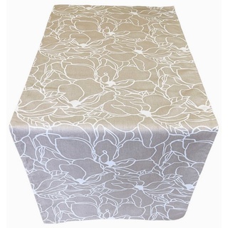 RoKo-Textilien Tischläufer Tischläufer Tischdecke 100% Baumwolle gedeckter Tisch in 18 Maßen, bedruckt, geblümt 40 cm x 80 cm