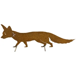 ZGM Dekofigur Reineke Fuchs Braun Metall