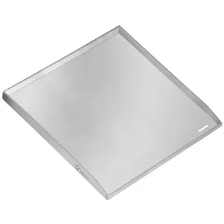 BBQ-Toro Grillplatte 40 x 41,5 cm Edelstahl Silber/Weiß