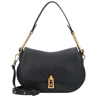 Coccinelle Handtasche Leder 22 cm schwarz