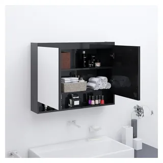 vidaXL 80 cm schwarz