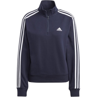 Adidas Damen Sweatshirt (Long Sleeve) W 3S Ft Qz, Legend Ink/White, HA7152, 2XS