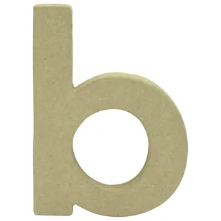 Décopatch AC814C - Kleiner Buchstabe aus Pappmaché, b 1,5x8,5x12cm, perfekte Deko für das Zuhause, 1 Stück