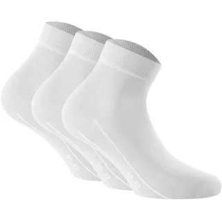 Rohner Socks Sneakersocken 3er Pack Weiß 39-42