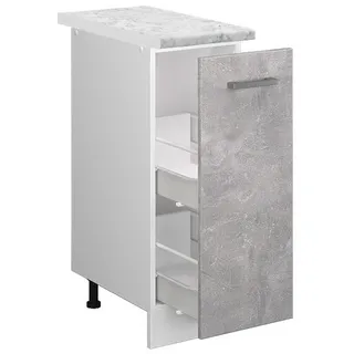 Vicco Unterschrank Apothekerschrank R-Line 30 x 60 x 81,5 cm Grau