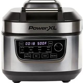 PowerXL Multicooker 12-in-1 Mediashop Grau/Schwarz