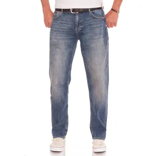 Miracle of Denim Straight-Jeans M.O.D Thomas Comfort blau W32 / L30