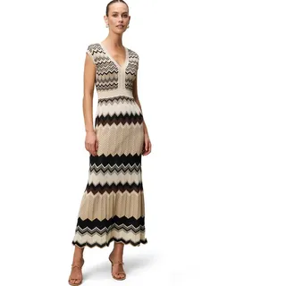 Zero Strickkleid mit Zickzackmuster 42
