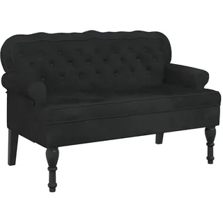vidaXL Bettbank Schwarz 119,5 x 64,5 x 75 cm