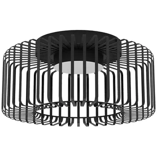 EGLO Ginestrone-Z 1 RGB/CCT Ø 45 cm schwarz-weiß