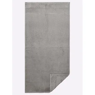 Handtuch Gr. 1, grau (taupe), B:50cm L:100cm, 100% Baumwolle, Handtücher