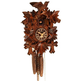 Clockvilla Hettich-Uhren Wanduhr Original Kuckucksuhr aus dem Schwarzwald braun