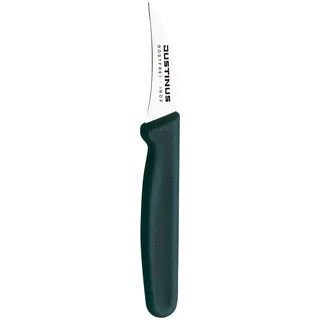 JUSTINUS Gemüsemesser FINE CUT, L 19 cm - Schwarz - Kunststoffgriff - Edelstahlklinge