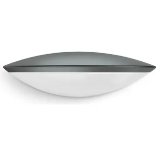 Steinel Außenleuchte Aluminium 15,7 cm mit Bewegungsmelder grau