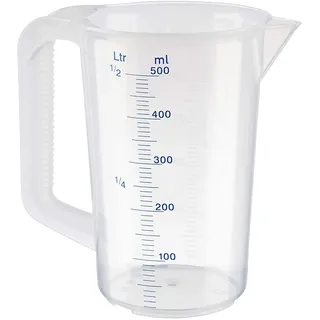 APS Messbecher 0,5 Liter transparent
