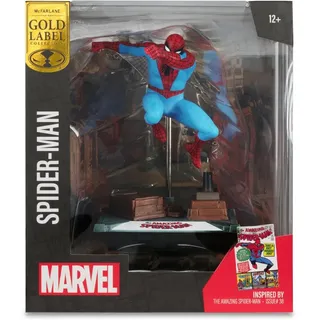 McFarlane Spiderman-Figur, Limitierte Auflage, Comic Nummer 301, Motiv: The Amazing Spidermnan, Posada, Nicht beweglich, Maßstab 1:10, 18 cm, + 1 Sammelkarte, Bizak (64384762)