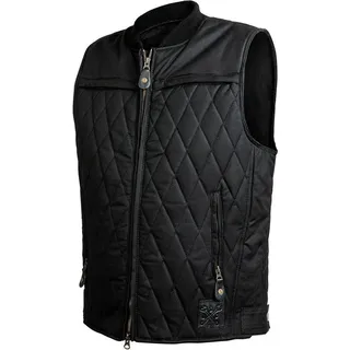 John Doe Lowride Wax Weste Schwarz 5XL