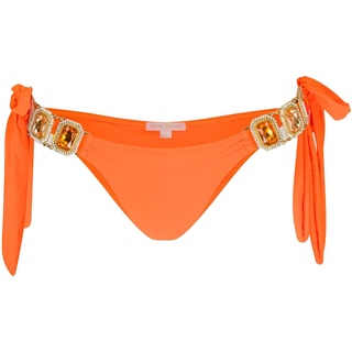 Moda Minx, Damen, Bikini, Boujee seitlich gebunden, Orange, (L)