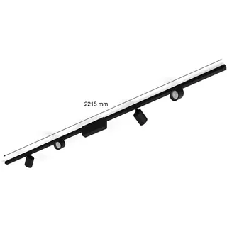 Philips Perifo 4 Spots schwarz