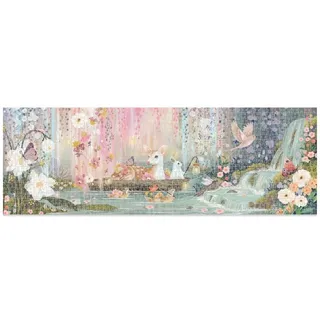 DJECO Puzzle See der Feen 350 Teile Gallery Puzzle für Kinder, 350 Puzzleteile, Gallery Puzzle bunt