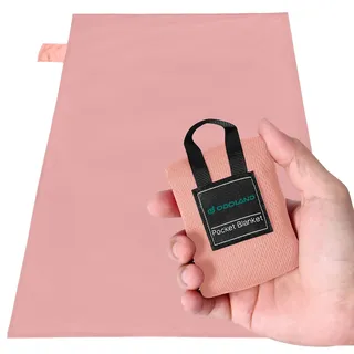 Odoland Mini Picknickdecke Ultraleicht, Tragbare Stranddecke 70x110 cm | Klein, Dünn, Faltbar, Camingmatte Kompakt für BBQ, Strand, Reisen, Camping, Picknick