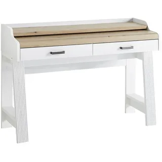 Carryhome Sekretär, Pinien, Eiche Artisan, Holzwerkstoff, 2 Schublade(n) Schubladen, rechteckig, eckig, 120x84x53 cm, Arbeitszimmer, Schreibtische, Sekretäre