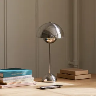 Tischleuchte &Tradition, Flowerpot VP3, Metallisch, für Wohnzimmer, Metall, Design - 50