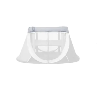 AeroMoov Instant Reisebett Moskitonetz - Schützt vor Mücken und Insekten - Easy Clip-On - zum Schlafen oder Spielen im Freien - 80 x 60 x 63 cm - Weiß
