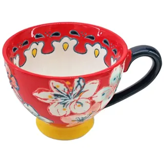 Angoily Vintage Teetasse Cappuccino Cups Britische Kaffeetassen Fine Bone China Teetasse Porzellan Tee Kaffee Espresso Becher Frühstück Wasser Tasse Retro Töpfermilch Tasse