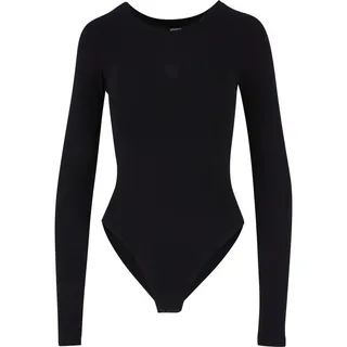 URBAN CLASSICS Langarmbody Schwarz 3XL