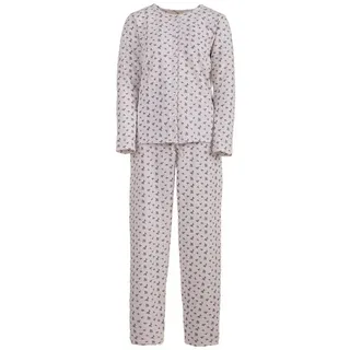 zeitlos Pyjama Blumenprint Thermo-Schlafanzug L