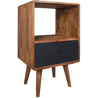 KADIMA DESIGN Nachtschrank Kadima 40 x 35 x 70 cm Dunkelbraun