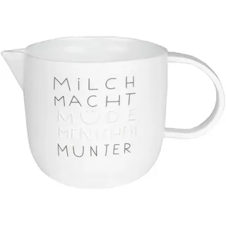 räder Guten Morgen Milchkännchen Milch macht müde Menschen munter Weiß