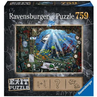 Ravensburger Verlag - Rätsel-Puzzle EXIT – IM U-BOOT 759-teilig