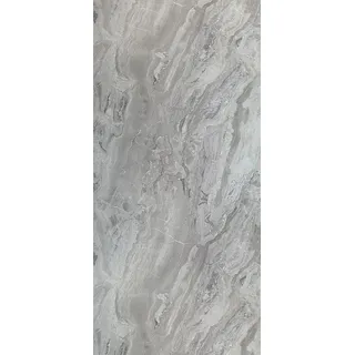 AMON Wandpaneele 122x244cm in Granit- Marmor-Optik (Marmori Grey) ideal als Duschrückwand Badrückwand Küchenrückwand TV-Rückwand Dusch- Bad- Wand-Verkleidung aus 3mm PVC Wasserdicht Wasserfest