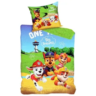 Carbotex Kinderbettwäsche Paw Patrol Bettwäsche 135 x 200 cm - weiche Baumwolle