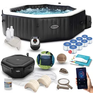 Aufblasbarer Whirlpool mit Hydromassage für 6 Personen, INTEX 28462 Set